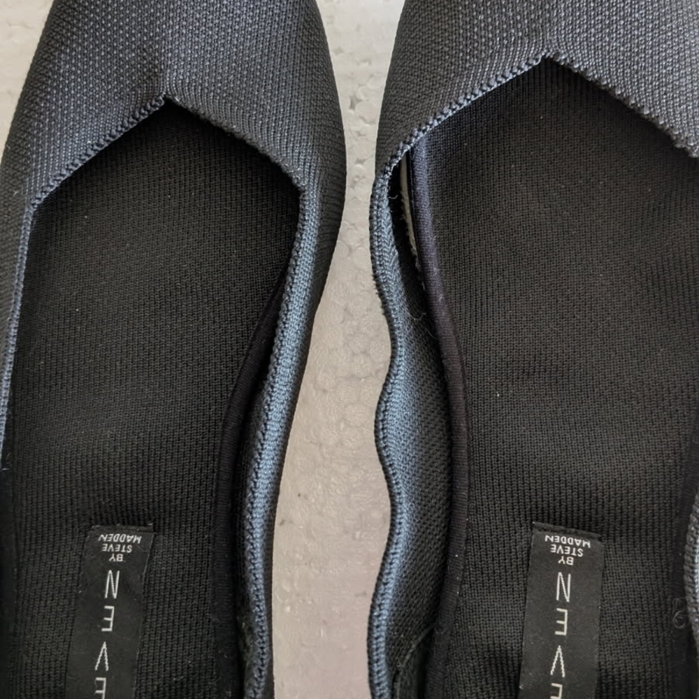 Black Woven Flats